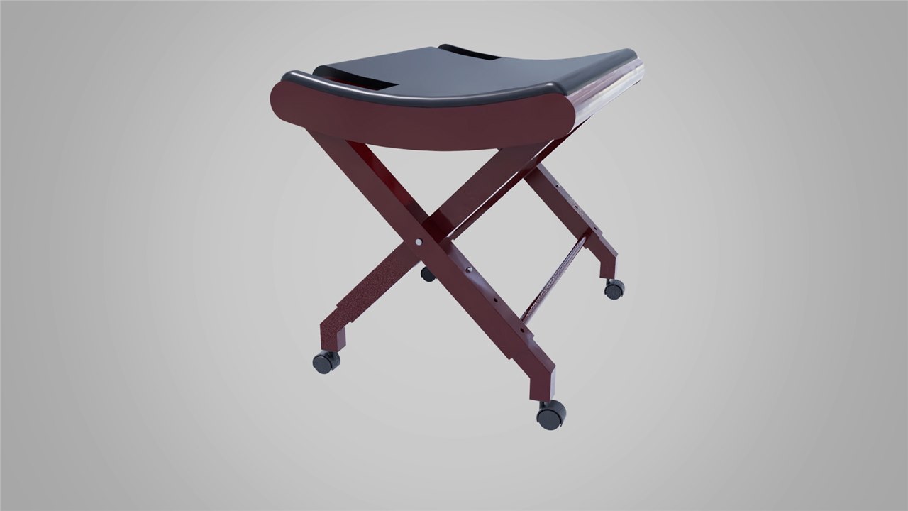 Collapsible Stool ergonomic seat